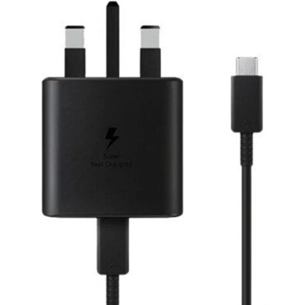 سرشارژر اورجینال 25 وات با کابل دوسرتایپ سی قابلیت NFC سامسونگ . شارژر کامل (ارسال رایگان سریع) - تصویر 2