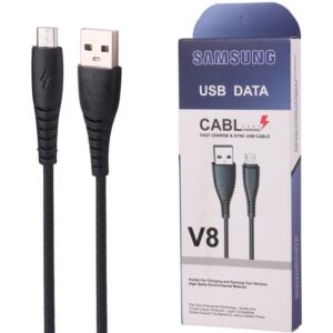 کابل شارژ محکم میکرو یو اس بی V8 Highcopy طول 1 متر (ارسال رایگان)