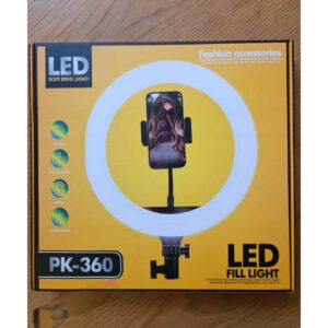 رینگ لایت سایز 36 سانتیمتر 14 اینچ بدون پایه pk-360(ارسال سریع )