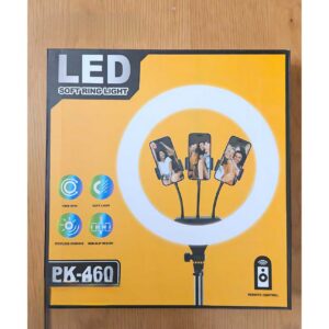 رینگ لایت بزرگ سایز 46سانتیمتر . 18 اینچ بدون پایه pk-460 (ارسال سریع)