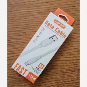 کابل شارژر تایپ سی 120 وات LDNIO (ارسال رایگان سریع)