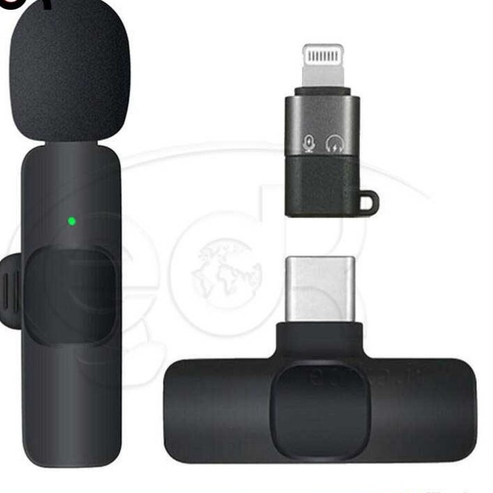 میکروفون تک بیسیم k8 یقه ای مدل k8 wireless microphone(برای ایفون و اندروید)( ارسال رایگان سریع) - تصویر 4