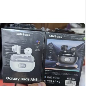 ایرپاد سامسونگ . هندزفری بلوتوث . هندزفری بیسیم . هدست . Samsung galaxi buds air5 (ارسال رایگان سریع)