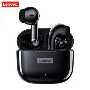 ایرپاد لنوو هندزفری بلوتوث . هندزفری بیسیم (ارسال رایگان سریع) lenovo lp 40pro airpod - تصویر 2