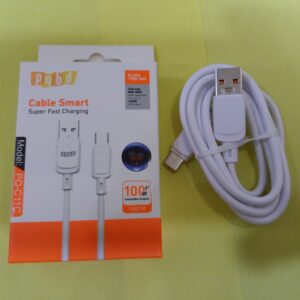 کابل شارژ سوپر فست توبو شارژ تایپ سی 100 وات . شارژ فوق سریع . pqbd 100w max (ارسال سریع رایگان)